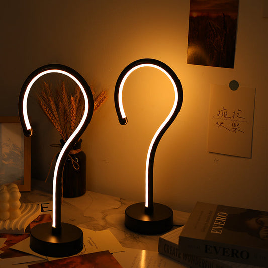 Compact USB desk lamp for a small home office