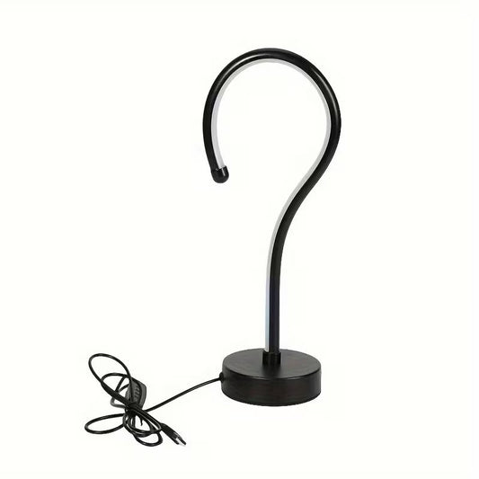 USB desk lamp light on a workspace