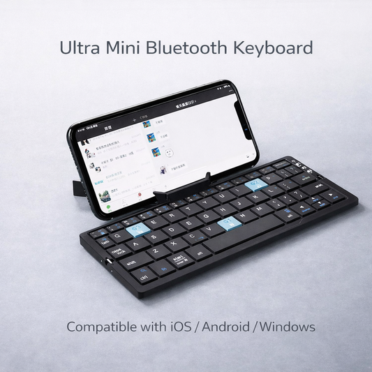 Mini Folding Bluetooth Wireless Keypad