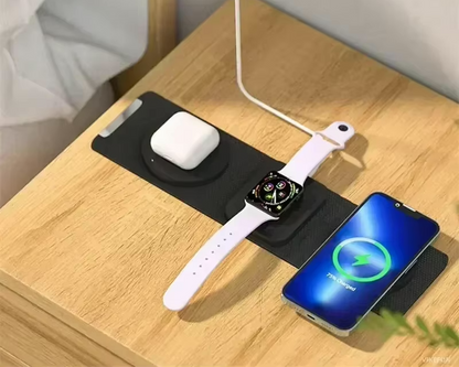 3-in-1 Magnetic Wireless Charging Station