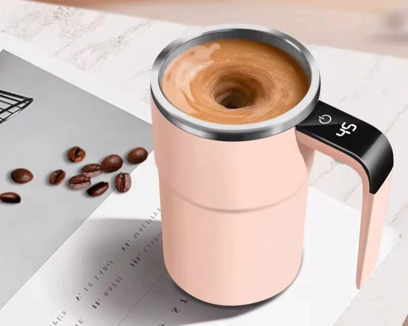 ☕ Electric Automatic Self-Stirring Coffee Mug with Rechargeable Battery